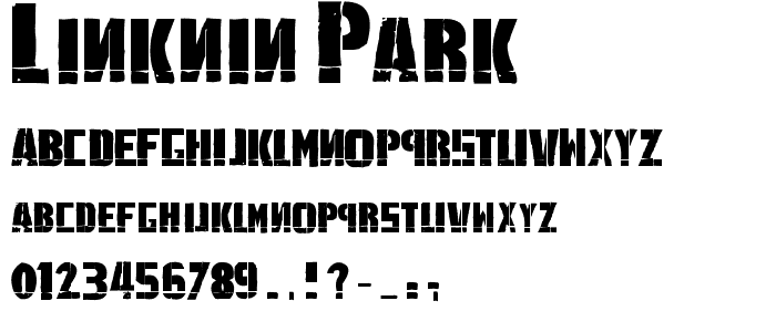 Linknin Park font